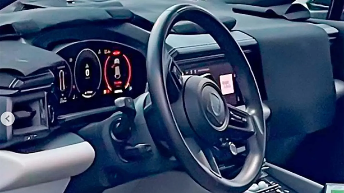 Foto del interior del nuevo Porsche Macan EV 2024