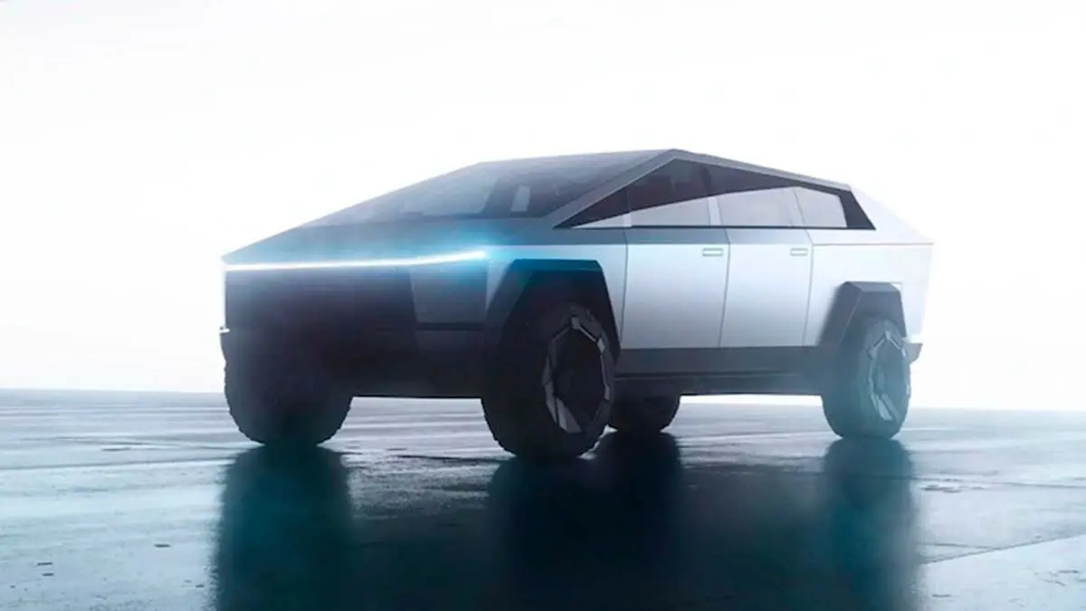 Render del supuesto Tesla Cybertruck SUV
