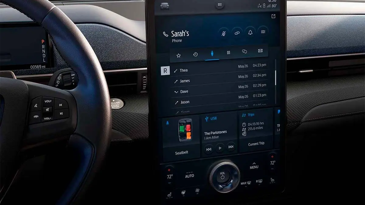 Actualizaci&oacute;n del software del Ford Mustang Mach-E