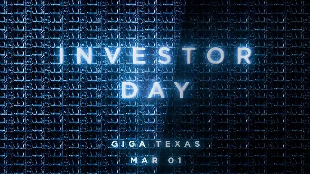Anuncio Investor Day Tesla - 1 marzo 2023