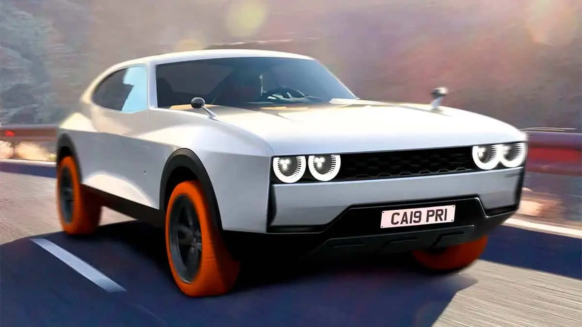 Dise&ntilde;o del posible Ford Capri el&eacute;ctrico