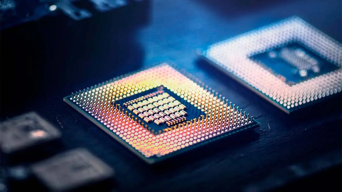 Foto de un chip