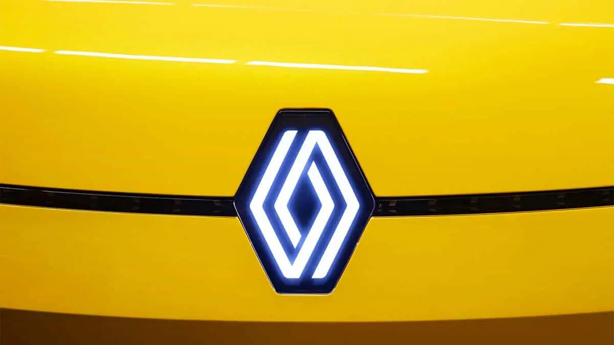 Renault logo iluminado