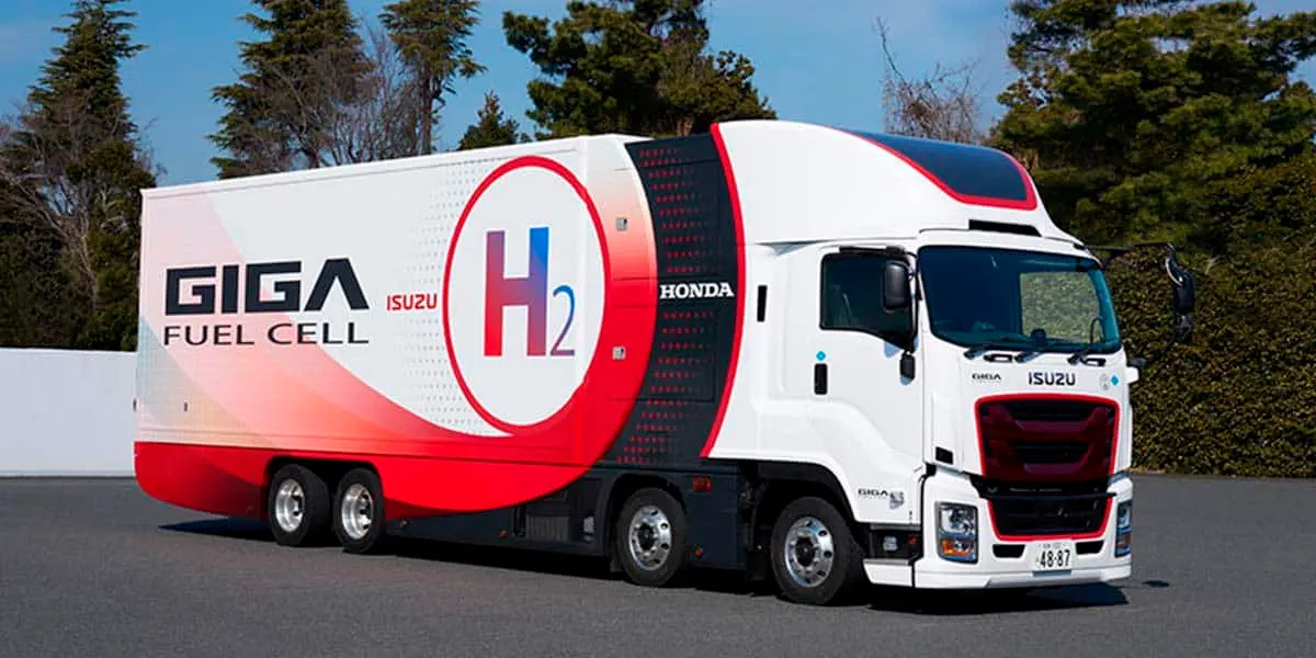 Camion-pesado-Isuzu-pila-combustible-Honda