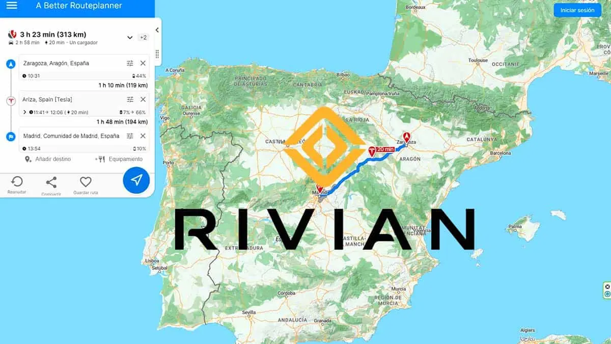 Rivian podr&iacute;a comprar ABRP ( A Better Route Planner)