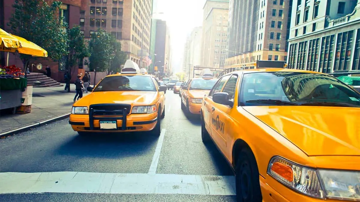 Taxi amarillo Nueva York