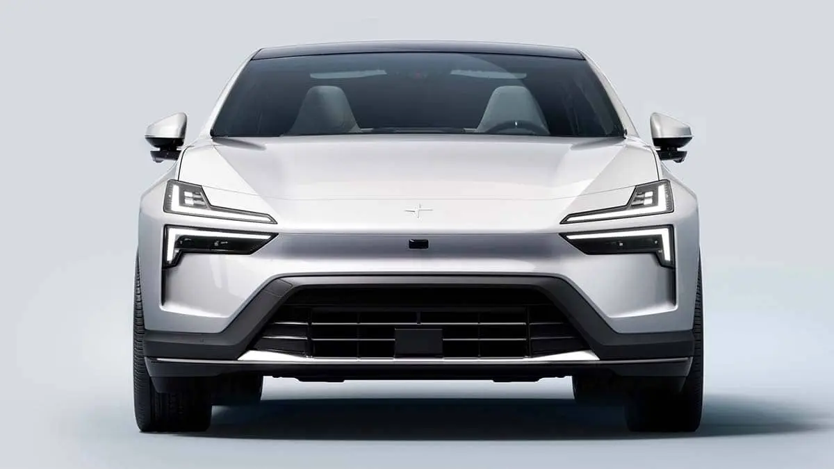 Foto frontal del Polestar 4