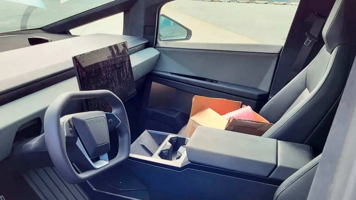 Interior Tesla Cybertruck