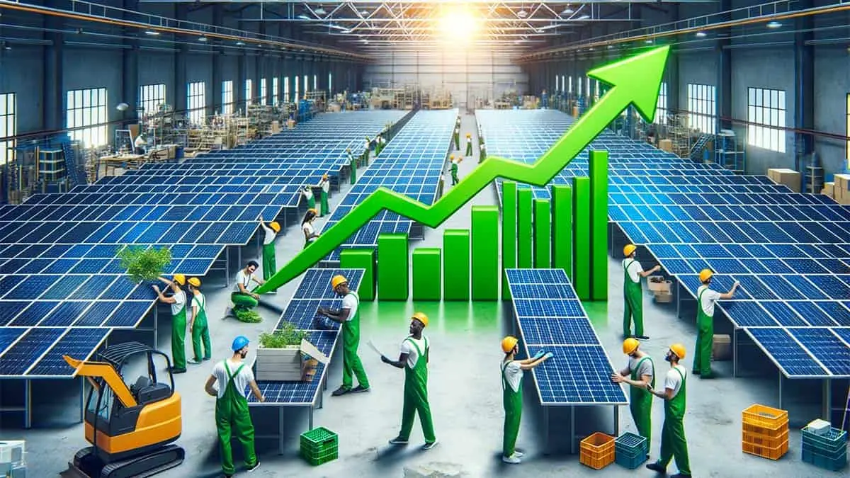 Evoluci&oacute;n eficiencia de paneles fotovoltaicos (Solares)