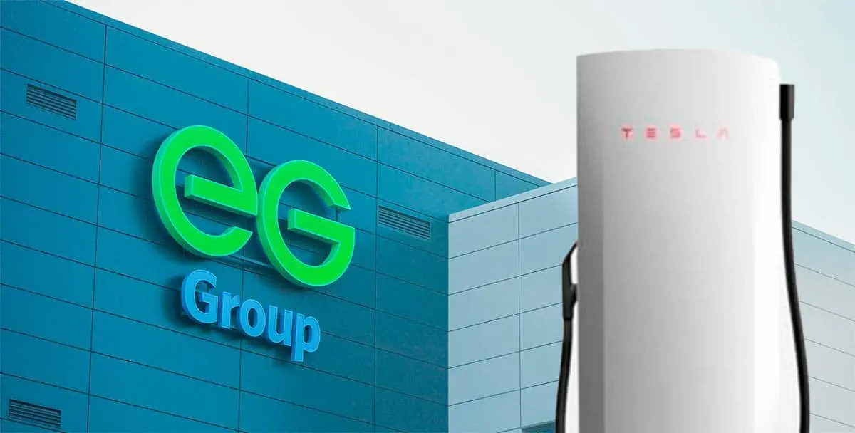 EG Group Tesla Supercharger
