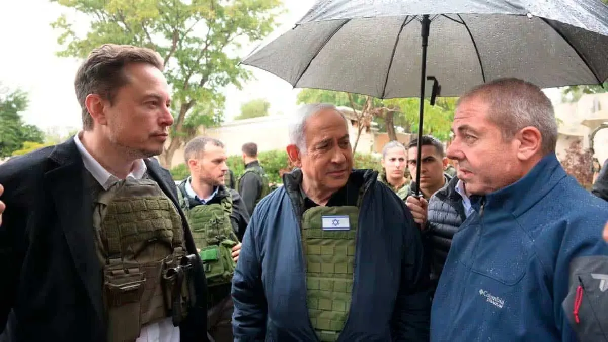 Elon Musk visita la franja de Gaza