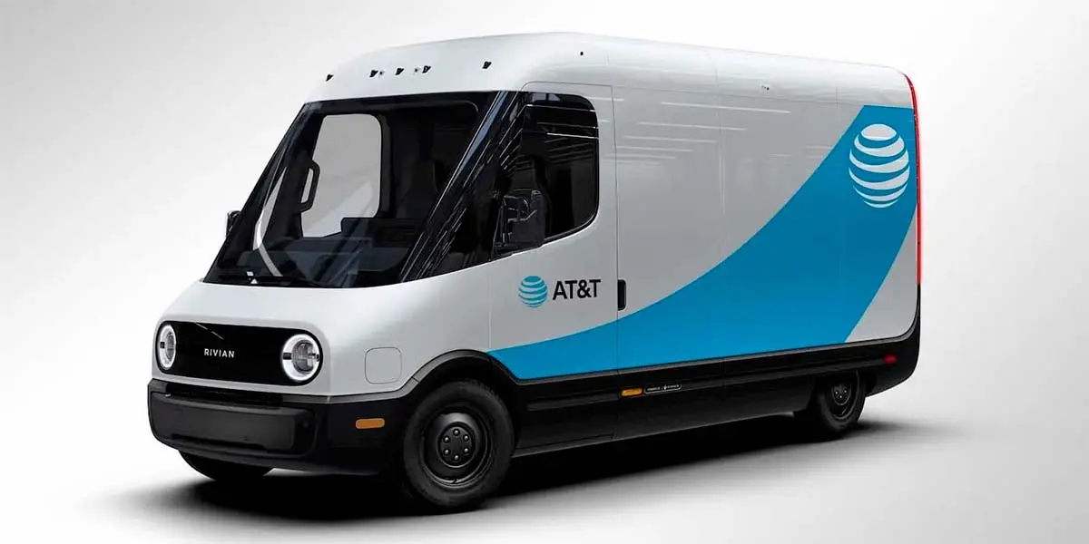 Furgoneta EDV de Rivian para AT&T