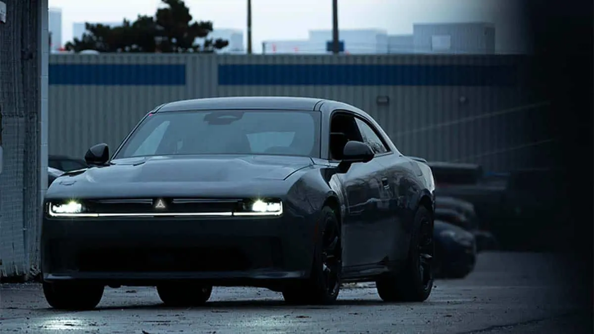 Foto del Dodge Charger EV de pre-producci&oacute;n