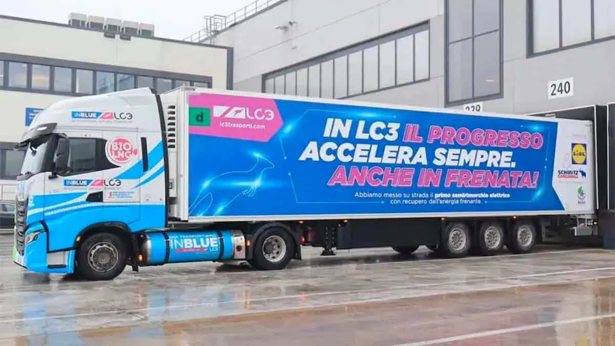 Lidl primer semirremolque frigor&iacute;fico el&eacute;ctrico