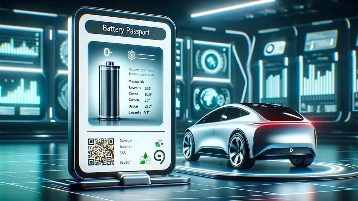 Pasaporte bater&iacute;as coches el&eacute;ctricos