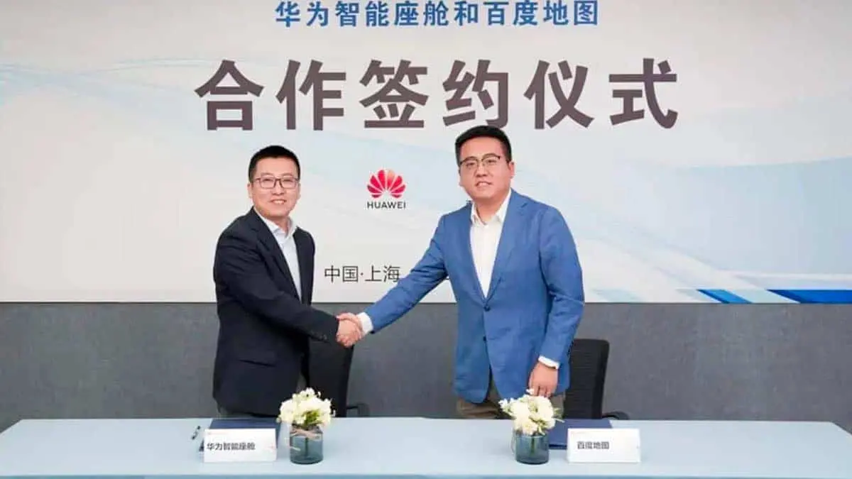Huawei y Baidu firma acuerdo cooperaci&oacute;n