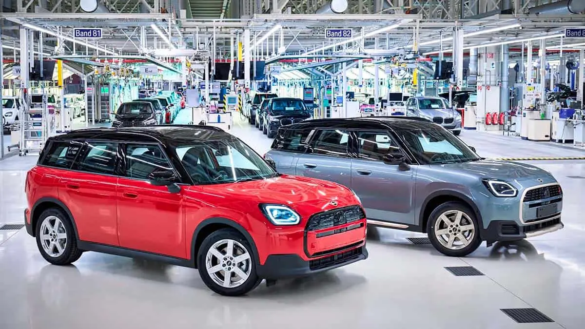 Mini Countryman el&eacute;ctrico en la f&aacute;brica