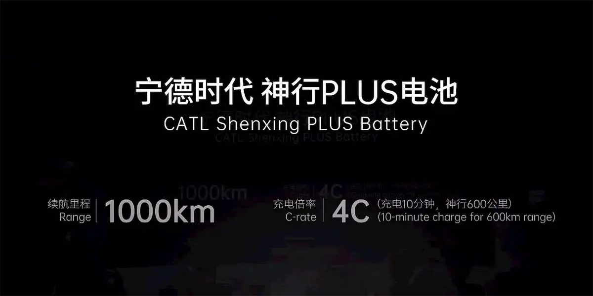 Nueva bater&iacute;a Shexing Plus de CATL