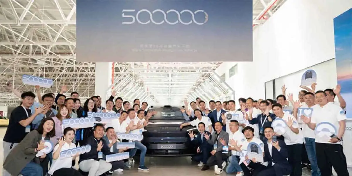 NIO coche el&eacute;ctrico 500.000