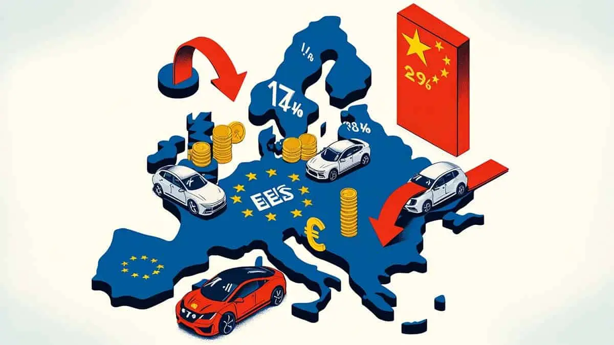 Aranceles de Europa a coches el&eacute;ctricos chinos