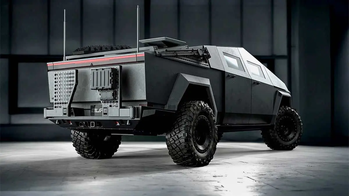 Tesla Cybertruck para uso militar