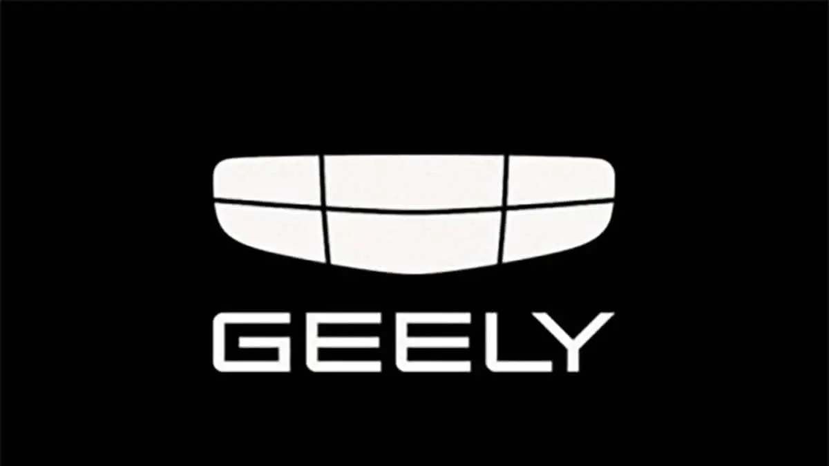 Geely Auto - logotipo blanco y negro