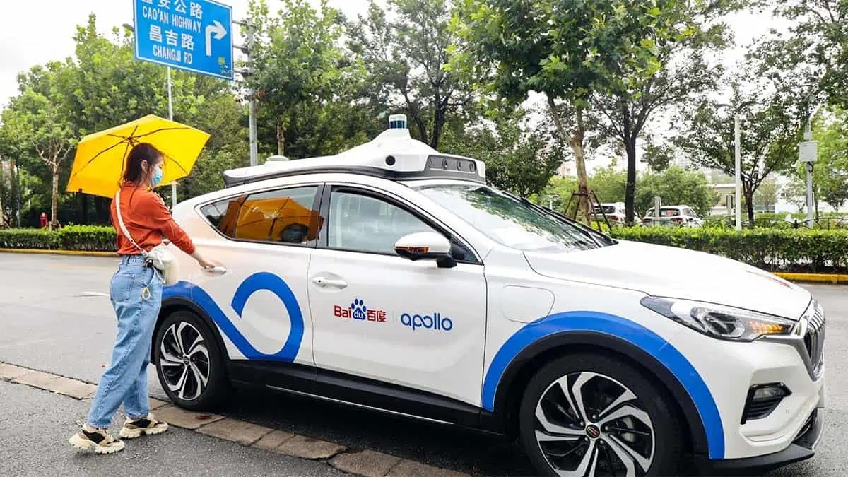 Robotaxi Apollo de Baidu