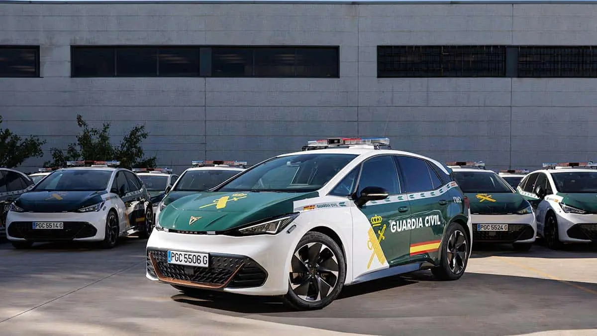 CUPRA Born de la Guardia Civil