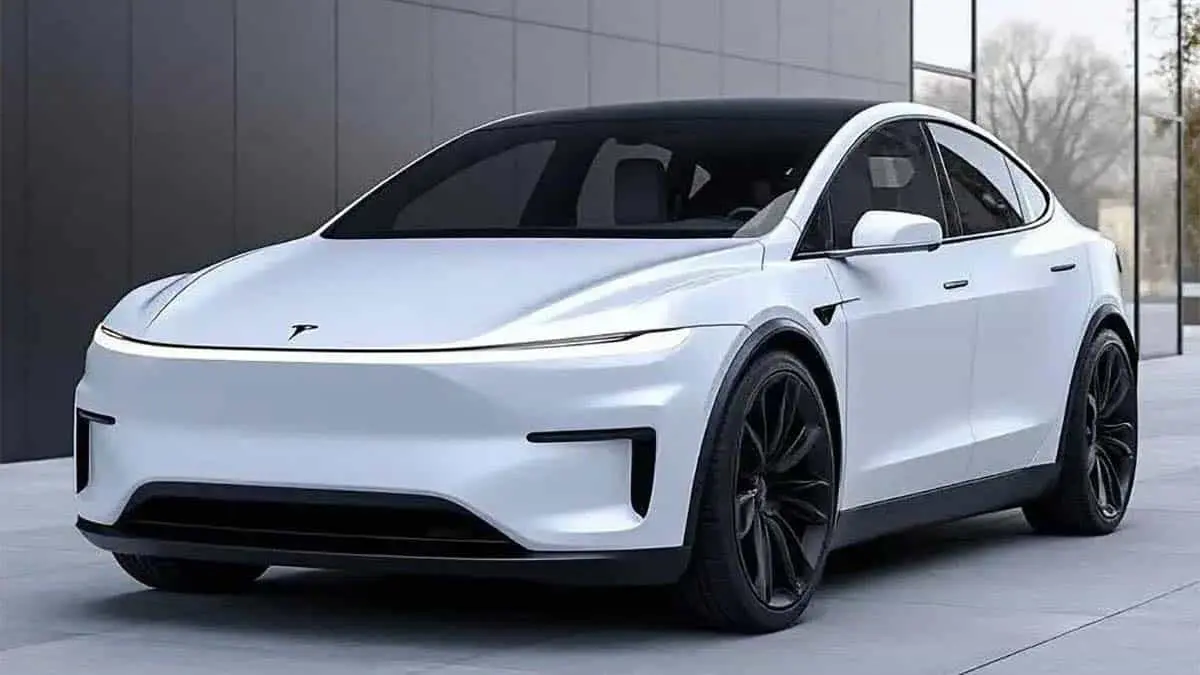 Recreaci&oacute;n del nuevo Tesla Model Y Juniper