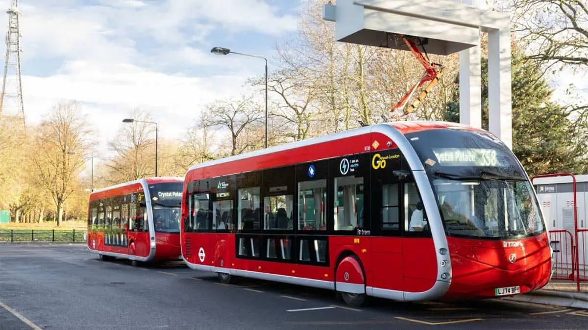 Irizar - Autob&uacute;s el&eacute;ctrico en Londres