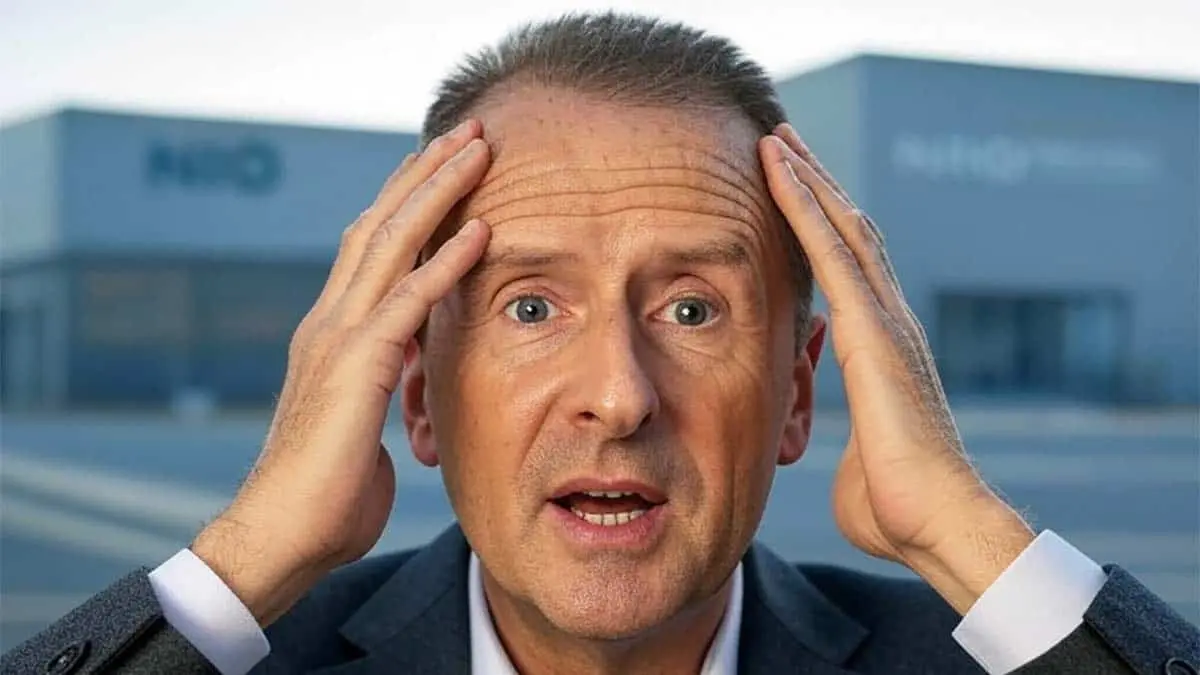 Herbert Diess sorprendido tras ver el NIO ET9
