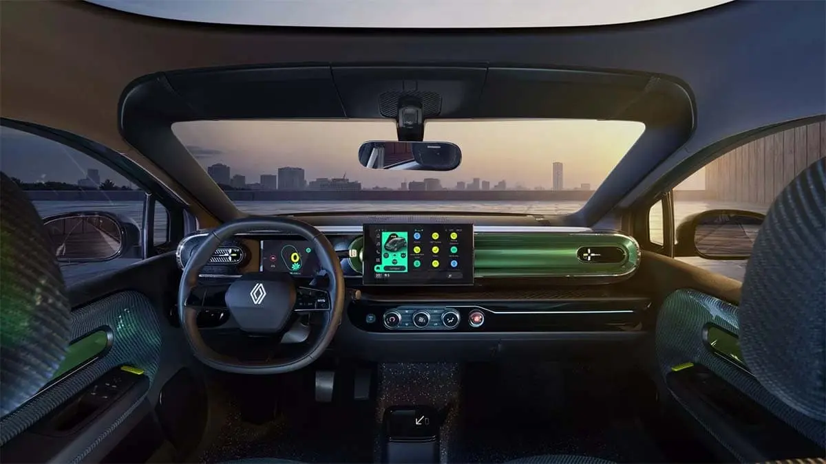 Interior del Renault Twingo e-Tech 2026