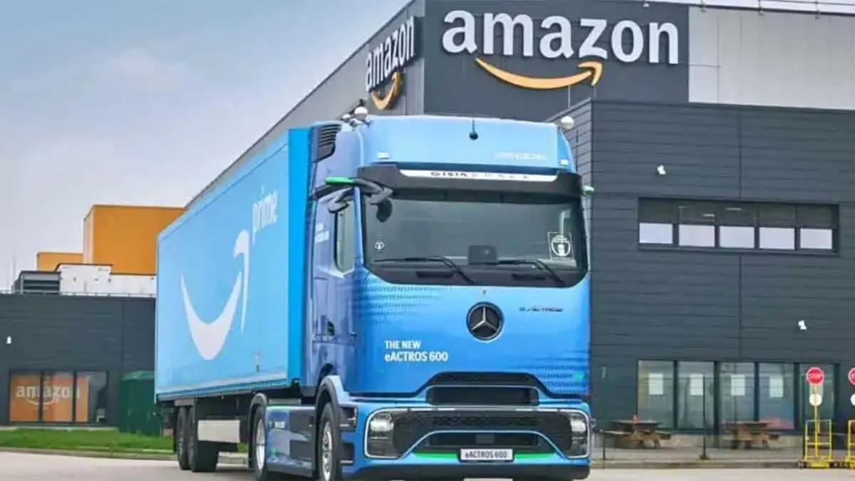 Mercedes Benz eactros 600 para Amazon