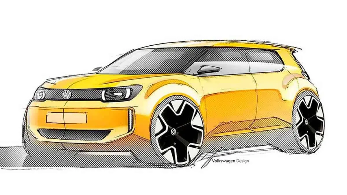 Boceto del Volkswagen ID.1