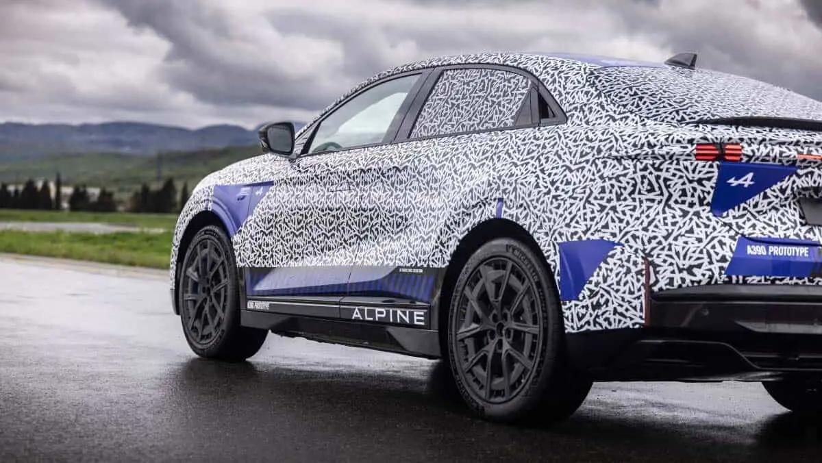 Alpine A390 en pruebas