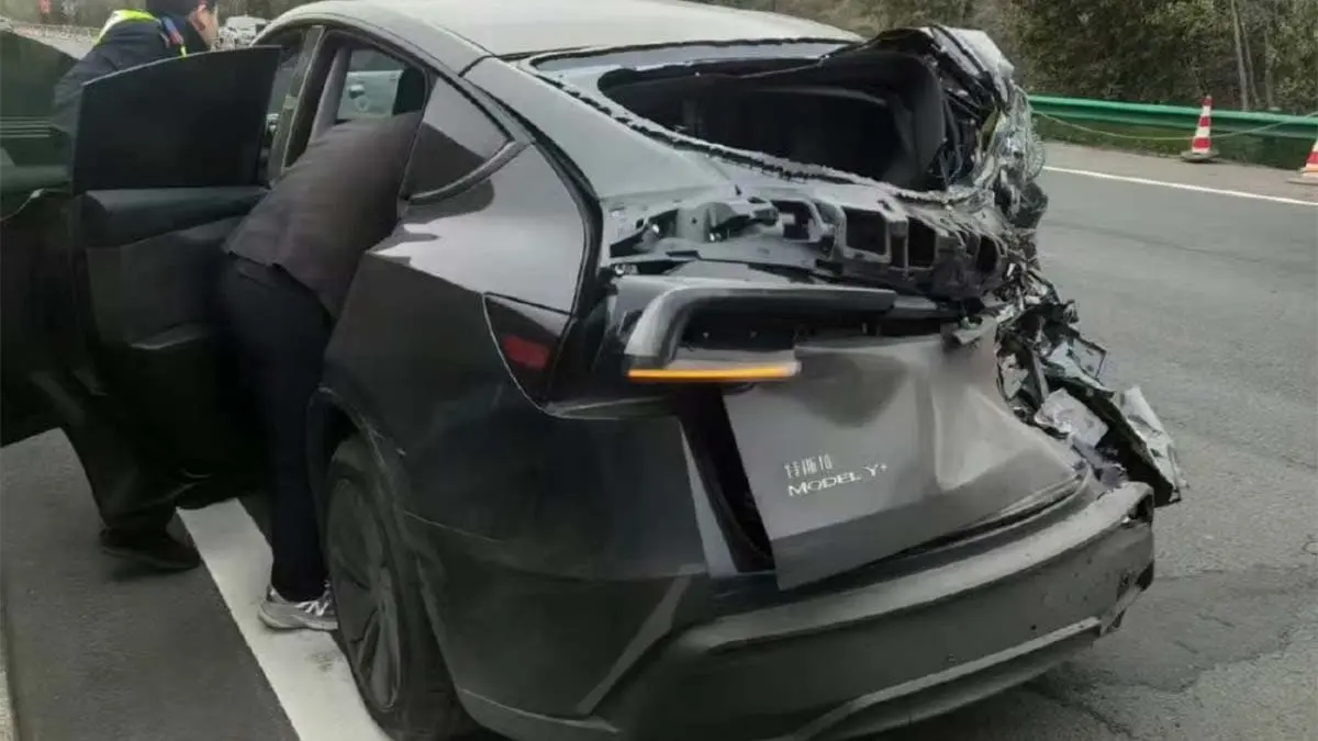 Accidente grave con el nuevo Tesla Model Y
