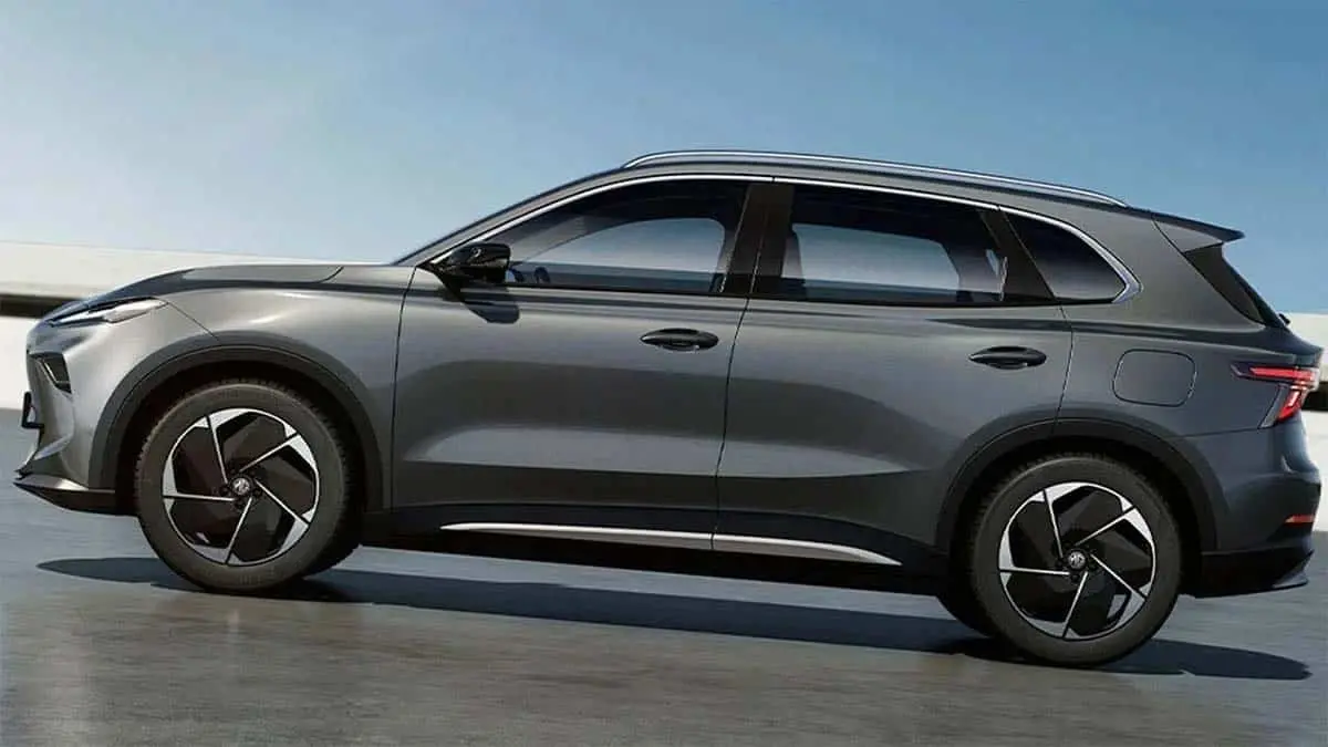 MG S5 EV- vista lateral