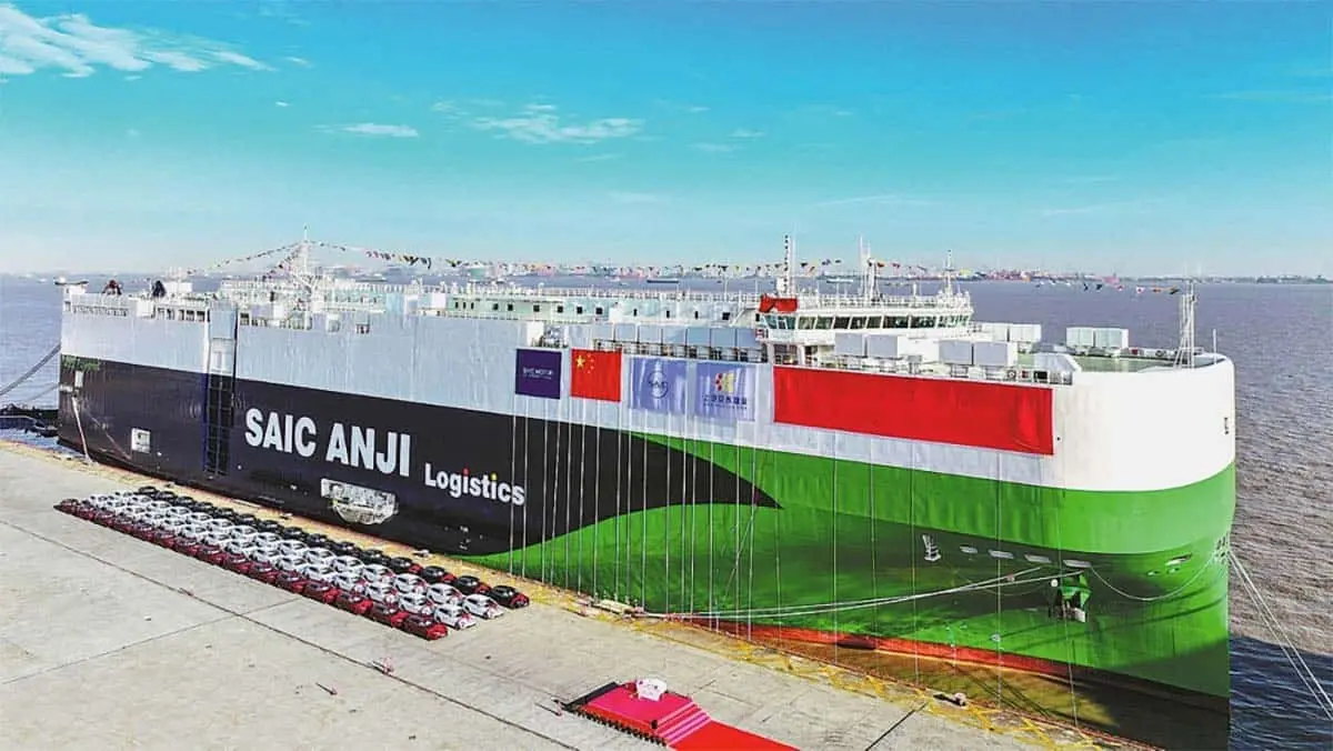 Saic Anji Logistic - Buque portacoches mas grande del mundo