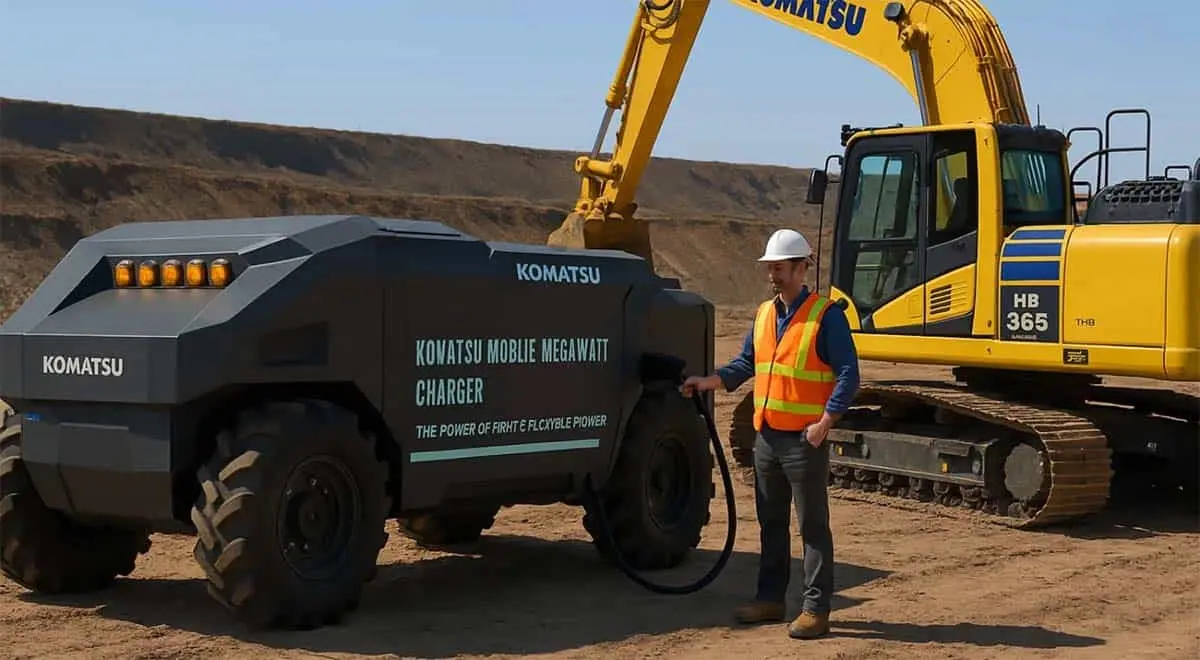 Sistema de carga m&oacute;vil de Komatsu