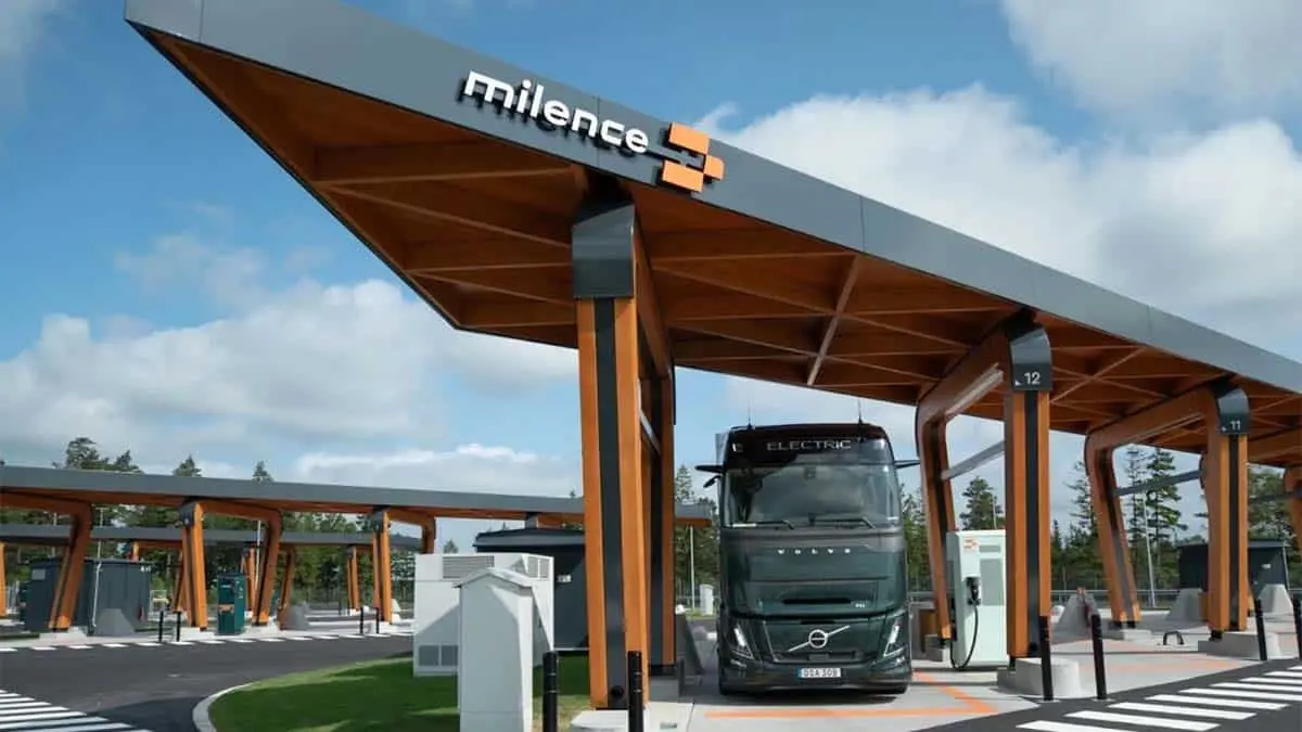 Milence - red de cargador MCS en Europa
