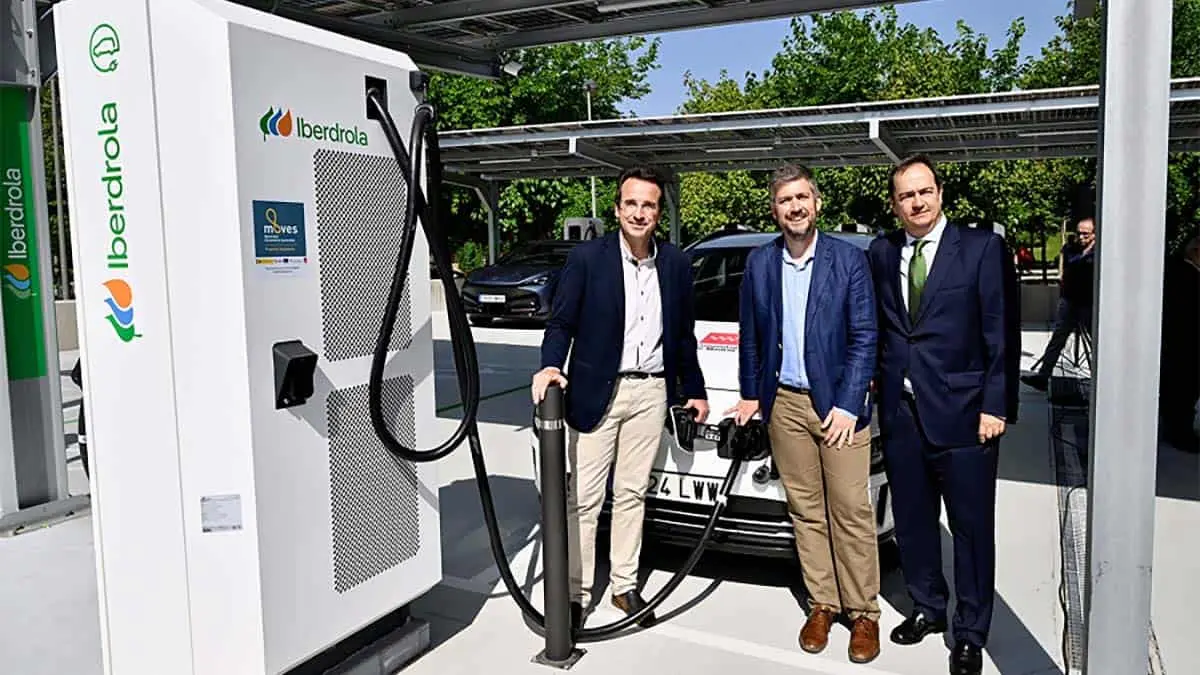 Nueva estaci&oacute;n recarga de Iberdrola en Madrid
