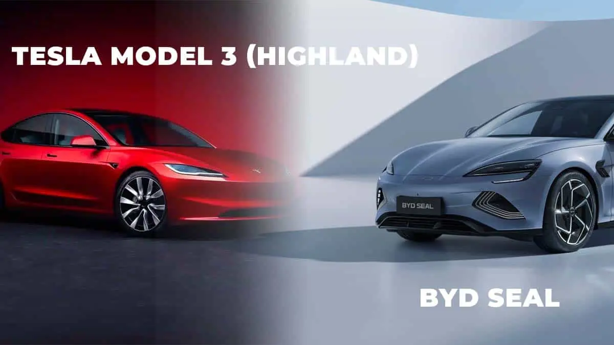 Comparativa entre Tesla Model 3 y BYD Seal