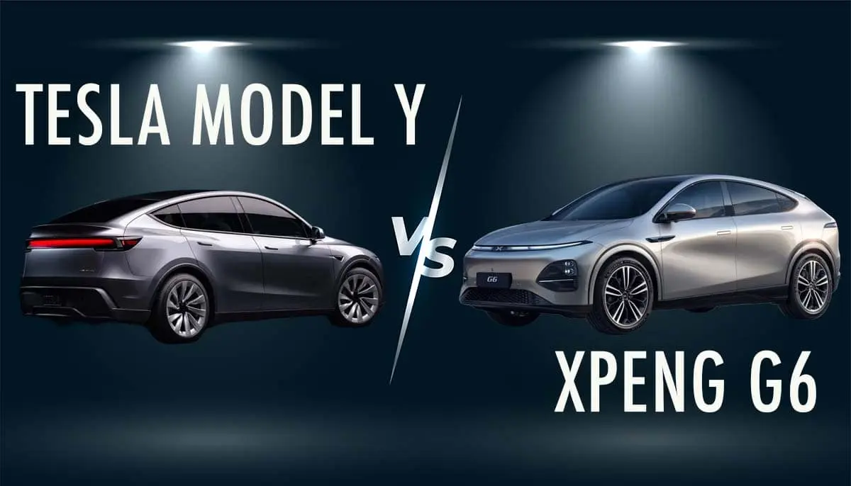 Comparativa Tesla Model Y vs Xpeng G6