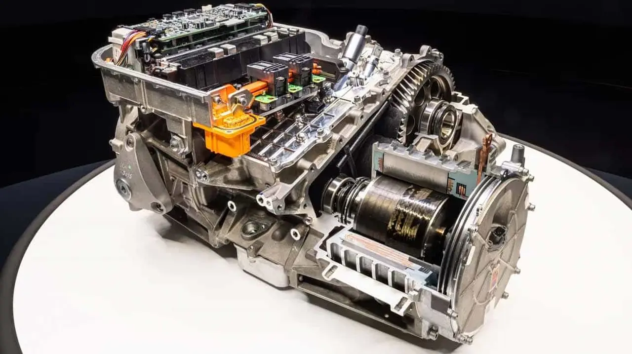 Motor del deportivo Ferrari Elettrica