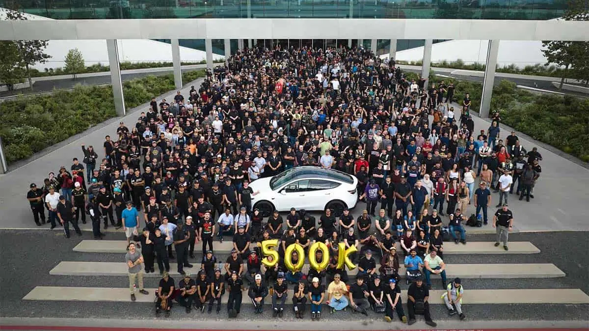 Tesla Giga Texas celebra los 500.000 coches fabricados