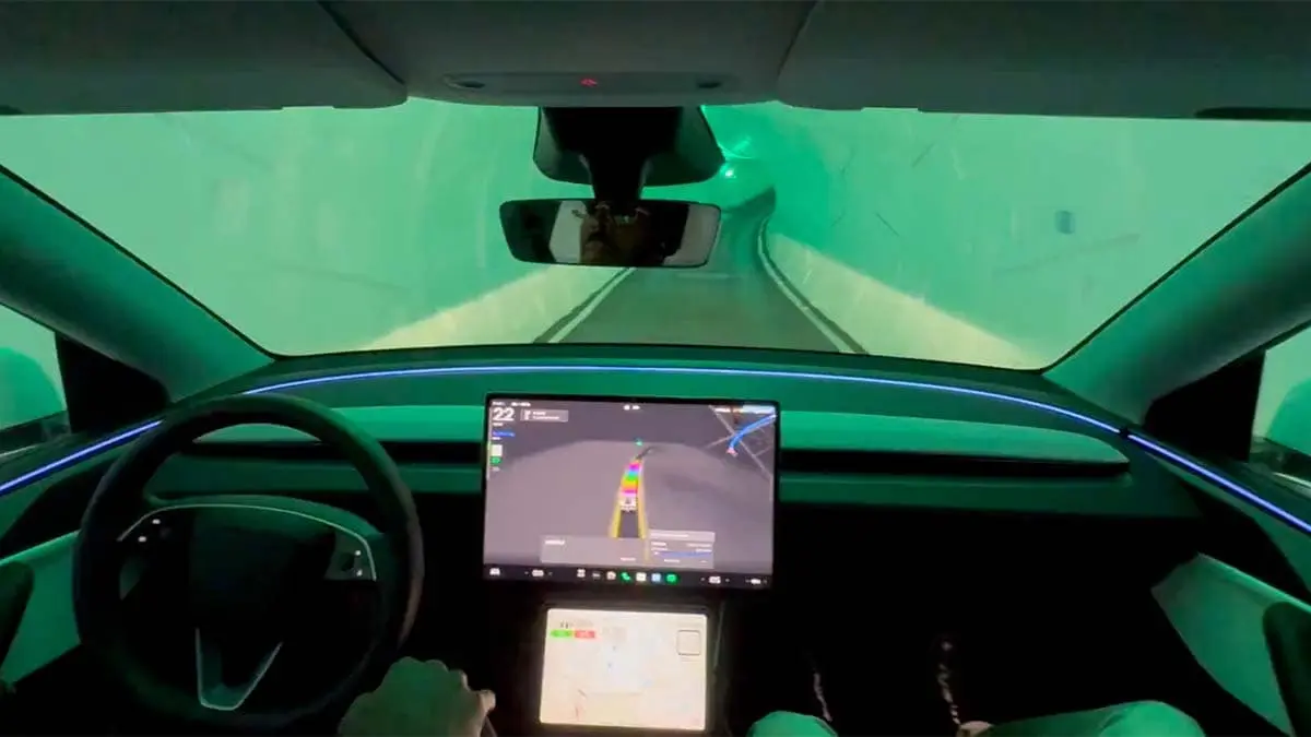 Tesla FSD funcionando en el Loop de Las Vegas