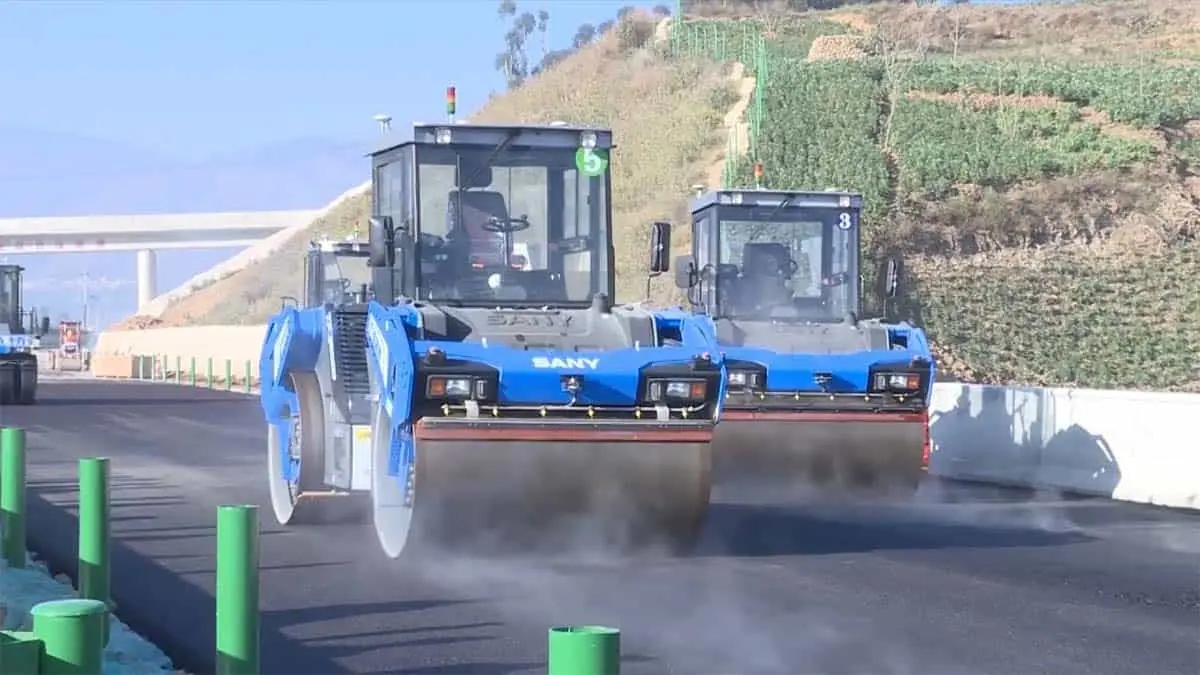 Apisonadoras aut&oacute;nomas para construir carreteras