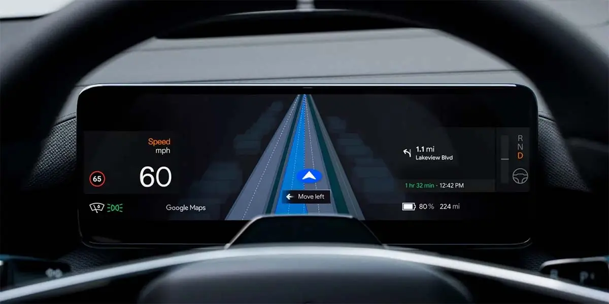 Nuevo Google Maps en el Polestar 4