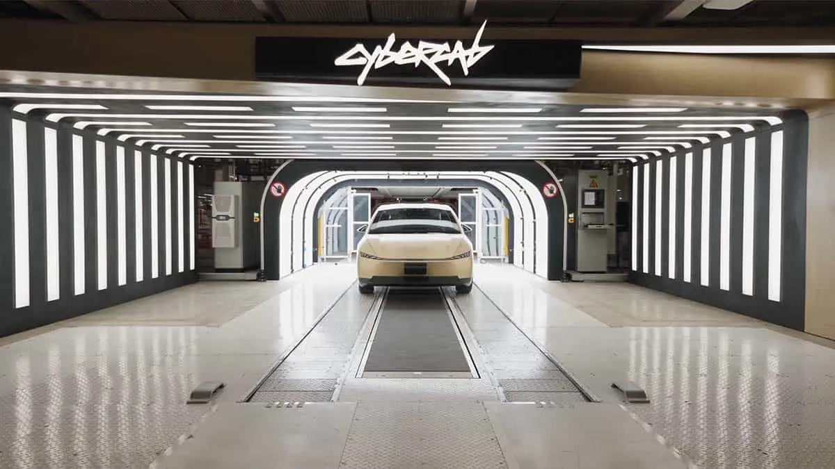 L&iacute;nea de producci&oacute;n de la Tesla Cybercab