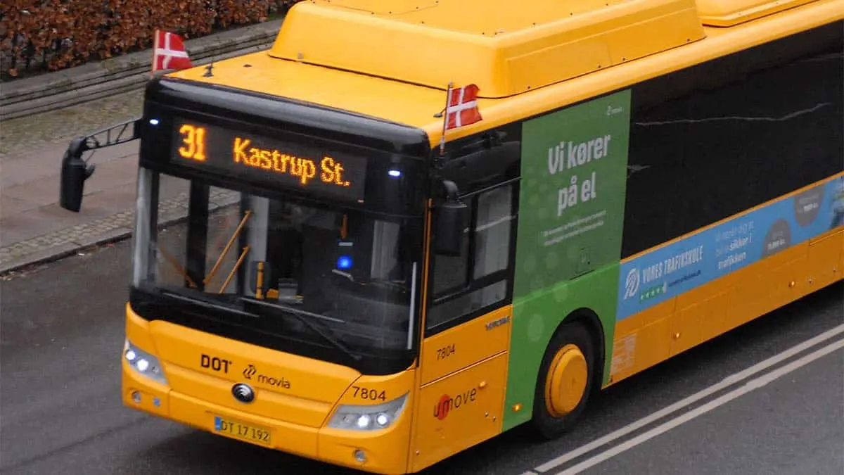 autobus el&eacute;ctrico chino